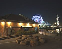 煉瓦倉庫レストラン付近の夜景画像｜神戸市中央区ハーバーランド